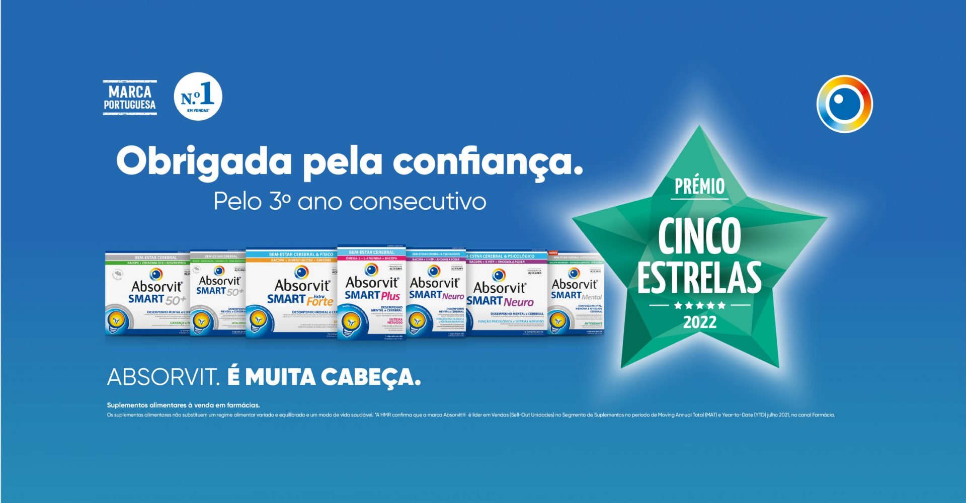 Prémio 5 Estrelas - Absorvit Smart